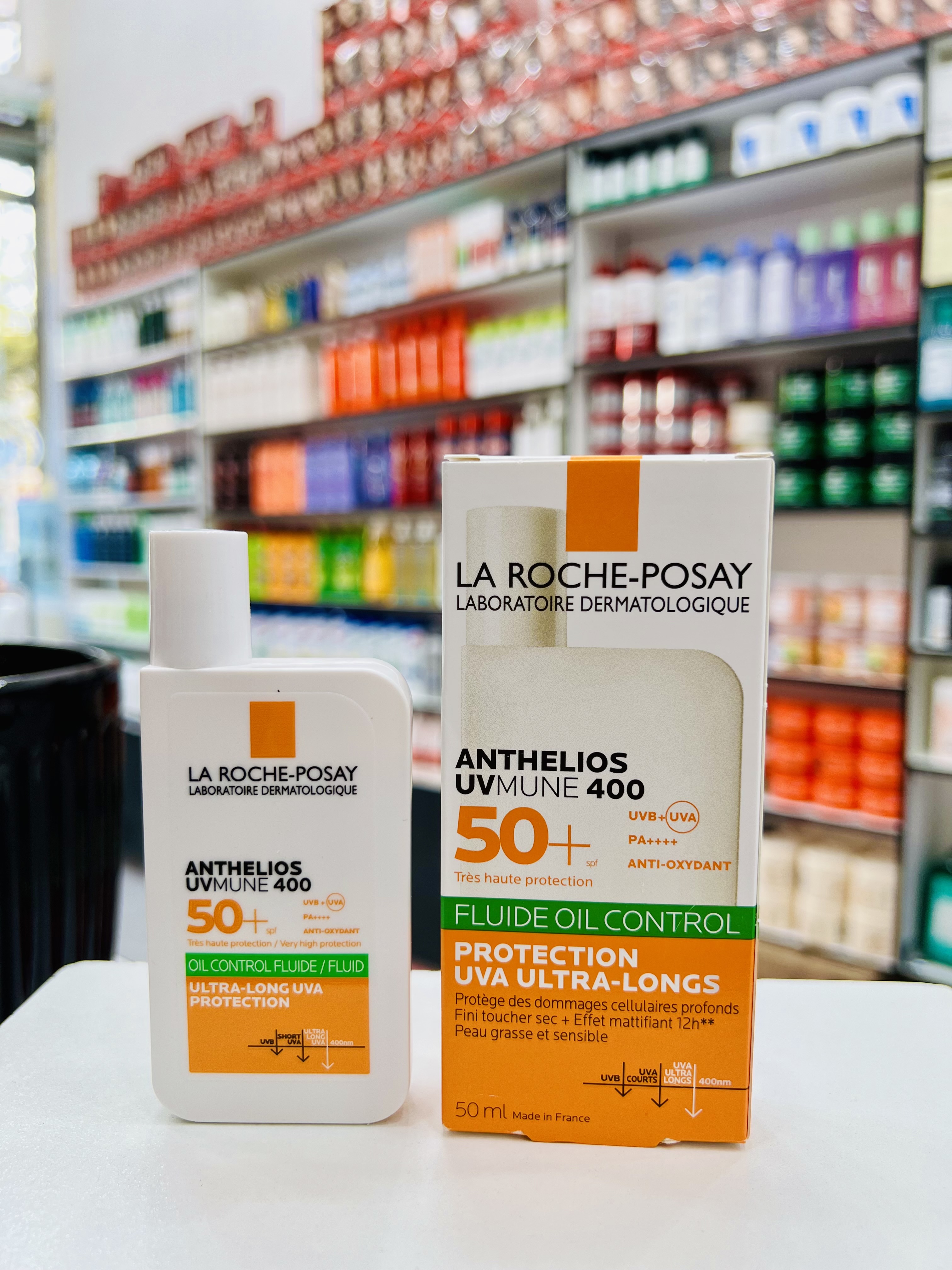 ضدآفتاب فلوئید کنترل چربی آنتلیوس UVMune 400 لاروش پوزای SPF 50