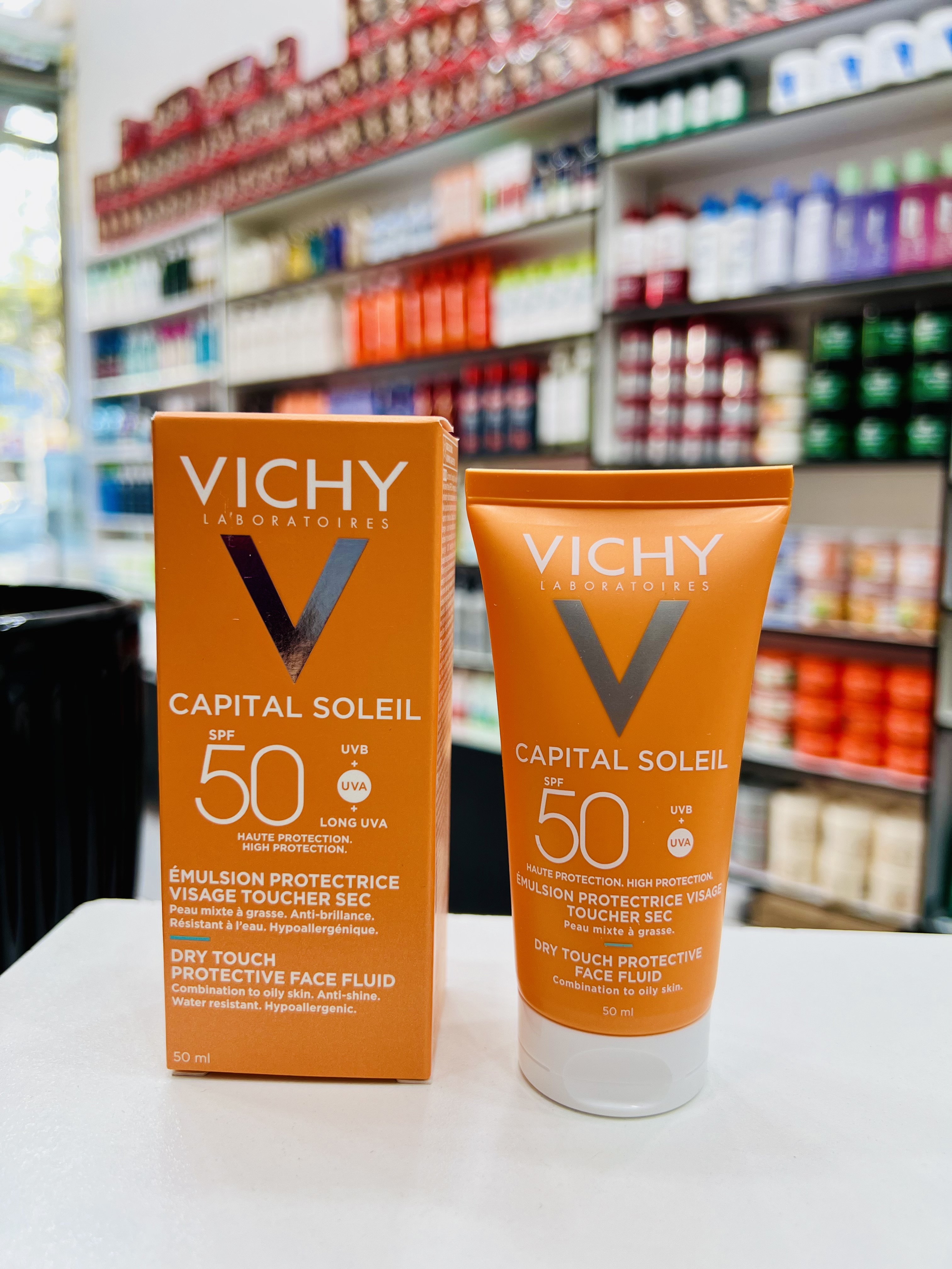 ضدآفتاب فلوئیدی پوست چرب ویشی SPF 50
