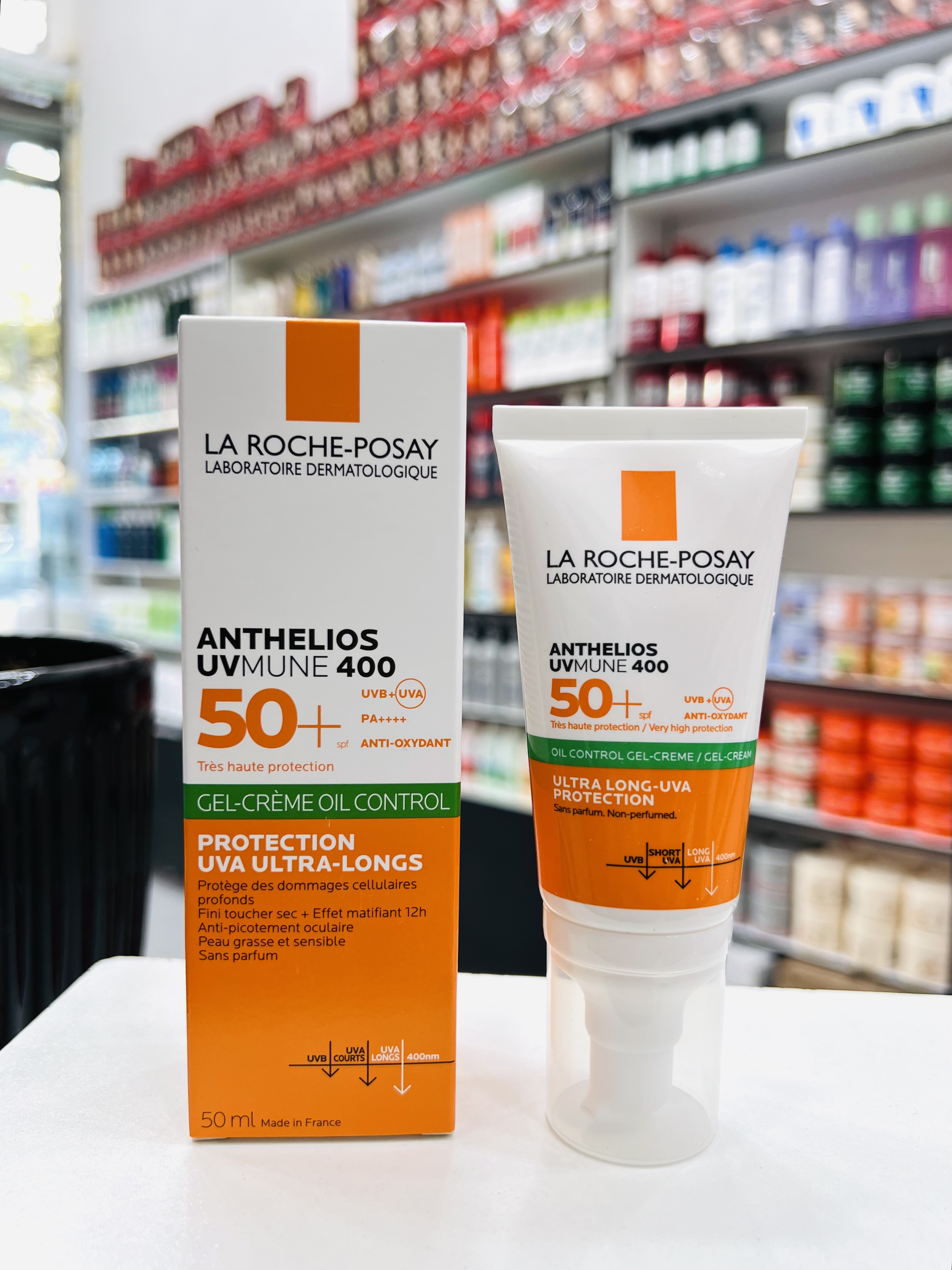 ضدآفتاب ژل کرم کنترل چربی آنتلیوس لاروش پوزای UVMune 400 SPF 50